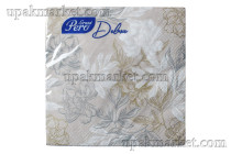 Салфетки 33х33 3-х слойные "Сонет" 20 листов, GrandPero Deluxe