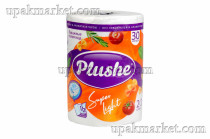 Полотенца бумажные 2-х слойные 30 метров PLUSHE Super Light