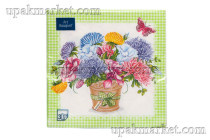 Салфетки 33х33 3х сл. "Букет с камелиями" 20шт Art Bouquet