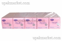 Салфетки 24х24 однослойные 100 листов Стандарт Розовые PLUSHE