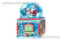 Подарочная упаковка 800г НГ СНЕЖНЫЙ ШАР