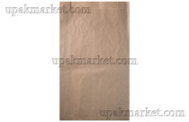 Пакет бумажный пищевой 300х170х60 мм., крафт, коричневый AVIORA 