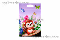 Пакет подарочный 16х23 Ежик /5уп х 50шт/