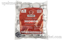 Свеча чайная Эконом в гильзе белая ТЕХТОР /18уп х 50шт/