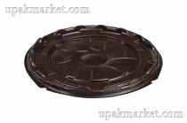 Тортница УК-294Н дно коричневое/черное 1-1,5кг /220х10/   