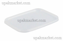 Крышка к банке прямоугольной ВЗЛП  200/280/500мл прозрачная 91х120мм (540шт)