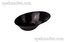 Фуршетная форма 96х72х30мм Чаша "Содо"чёрная  PS (500шт)