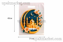 Пакет с вырубной ручкой 31х40см Волшебный Восток глянцевый Тико /10уп х 50шт/