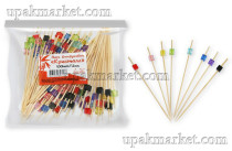 Пика "Кристалл" 12см бамбук 100шт Феста