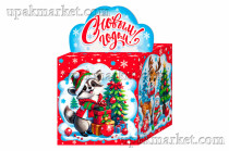 Подарочная упаковка 400г НГ ЗВЕРЯТА