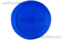 Тарелка пластиковая 170мм 4,5гр синяя Позитрон /28уп х 100шт/