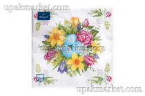 Салфетки 33х33 3 - слойн. Букет на праздник 20шт Art Bouquet 