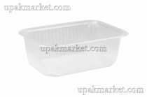 Контейнер прямоугольный/ низкий/ 1л/ 186 х 132 х 64/ 5уп х 100шт/ КСПК