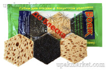 Губка для посуды вакуум.упак."Тефлоновая до блеска" ВОЯЖ 