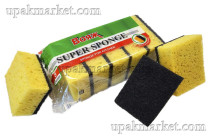 Губка для посуды 90х63х33мм ВОЯЖ "Super sponge- 5" 