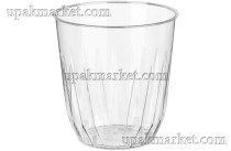 Стакан пластиковый 200мл "Бакара" прозрачный ВЗЛП /25уп х 20шт/