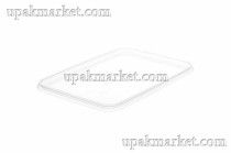 Крышка к банке прямоугольной ВЗЛП 200/280/500мл прозрачная 91х120мм