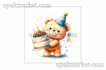 Салфетки 33х33 "Хэппи" 3-х слойные 20 листов PERO Prestige