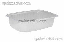 Контейнер прямоугольный/ низкий/ 0,750л/ 186 х 132 х 46/ 5уп х 100шт/ КСПК