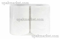 Туалетная бумага 2-х слойная Professional для диспенсера белая 50 меторов, по 4 рулона PLUSHE