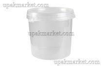 Ведро с крышкой 5,6л прозрачное  /222х193/  ВЗЛП (960шт./паллет.)