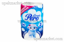 Туалетная бумага GRAND PERO 2х слойный 54м (2 рулона в упаковке)