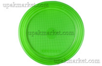 Тарелка пластиковая 205мм зеленая Позитрон 8 гр /20уп х 100шт/
