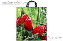 Пакет Тико 40х44 "Красный тюльпан"