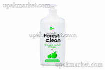 Гель для мытья посуды "Зеленое яблоко" 1л Forest Clean 