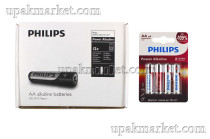 Батарейка PHILIPS АА/LR6 (пальчиковая) BL4