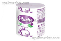 Туалетная бумага PLUSHE Eco Light Стикер 1 сл. серая