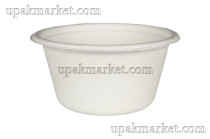 Тарелка биоразлагаемая суповая 0,6л Экотайм /15уп х 50шт/ 