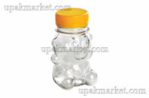 Банка ПЭТ 0,100 "Мишка" + желтая крышка №38