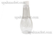 Банка ПЭТ 0,275 "Ткемали" + белая крышка №28 (Хорека)