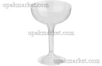 Бокал-креманка 0,160мл прозрачный на высокой ножке ВЗЛП