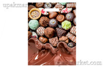 Пакет Тико 31х40 "Шоколадные конфеты"