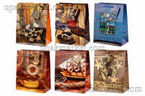 Пакет бумажный подарочный 18х23х10см "МЭН"