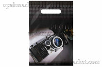 Пакет с вырубной ручкой 20х30см "Кадр" Интерпак /20уп х 100шт/