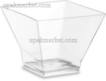 Креманка 62х62мм 90мл "Пагода" прозрачная PS /20уп х 25шт/