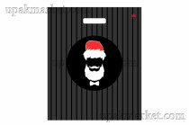 Пакет НГ с вырубной ручкой 45х38см "Эксперт в подарках" глянцевый Тико /10уп х 50шт/