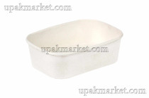 Емкость овальная Case Bowl 860 ДНО БЕЛАЯ Вместимость 860мл OSQ (OCQ, OCIQ, ОСК, ОЭСКЬЮ, ОСИКЬЮ)