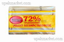 Мыло хозяйственное твердое 72% 150гр в индивидуальной упаковке Меридиан