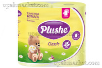 Туалетная бумага PLUSHE Classic 2х сл. 18м Ромашка пастель (4 рулона в упаковке)