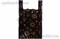 Пакет майка 37х62 "Звезда" 11гр черный Премиум СТВ /20уп х 50шт/