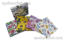 Салфетки 33х33 3-х слойные "Цветные" Микс, 20 штук, МАРИО