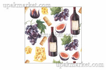 Салфетки 33х33 "Шато" 3-х сл 20л PERO Prestige