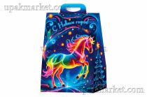 Подарочная упаковка 2000г НГ  СЕВЕРНОЕ СИЯНИЕ Символ Лошадь