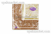 Салфетки 33х33 2-х слойные"Коричневый" 20 листов, PLUSHE Premium Decor