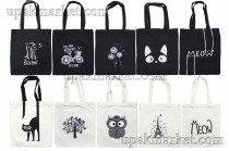 Сумка-шопер 35х40 микс 2 цвета