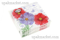 Салфетки 25х25 "Космея" 1 сл. 40л ДЕСНА